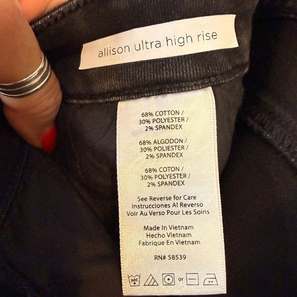 STS Blue Women's Faded Black -Wide Leg Cargo Tall Jeans - Picture 6 of 13